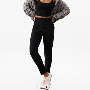 Athleta Black Ankle Cropped Pants